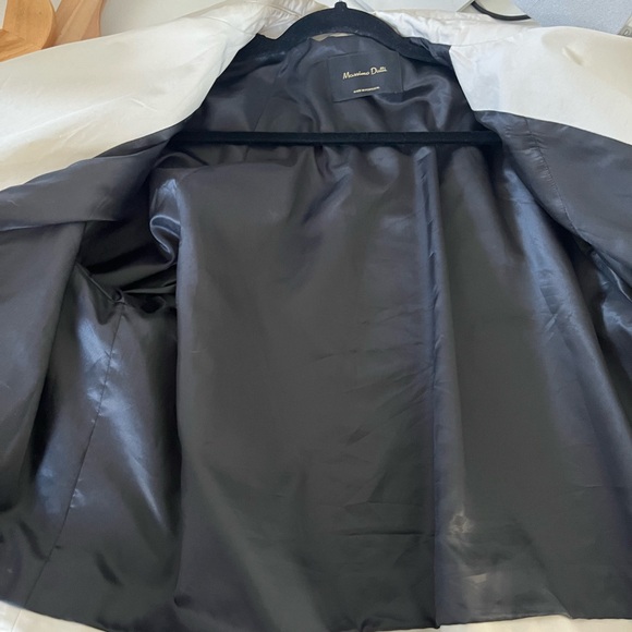 Massimo Dutti Women's Beige Cropped  Trench Coat - Picture 4 of 5